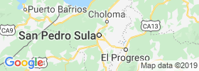 San Pedro Sula map